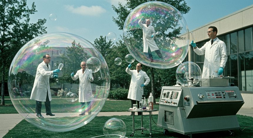 bubbles1 Bubbles You Can Stand In: The Invention Nobody Needed but Everyone Tried