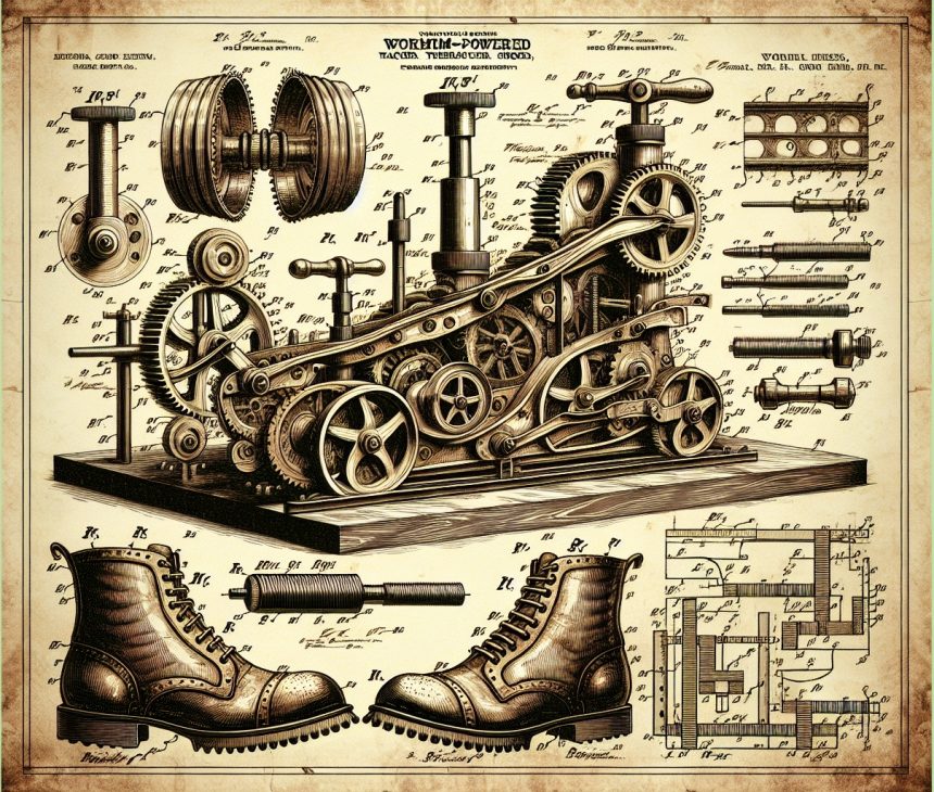 tractorshoes2 Worm-Powered Tractor Shoes: Because Who Needs Fossil Fuels?